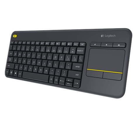 Logitech | K400 Plus | Keyboard with Trackpad | Wireless | NL | Black | USB port | 380 g - 2